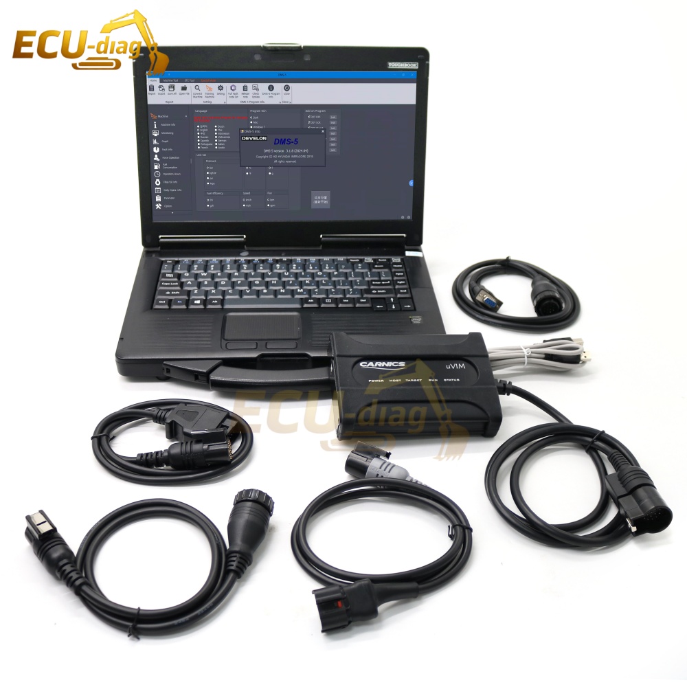 Heavy Equipment Software - Оригинальный комплект сканера интерфейса связи DOOSAN